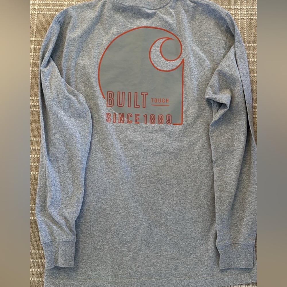 Carhartt Long Sleeve Loose Fit Men’s Small Gray